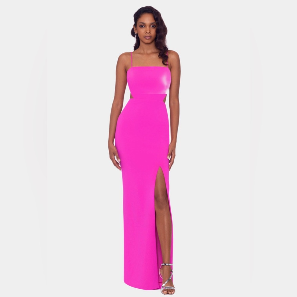 Perfectly sexy fuchsia dress